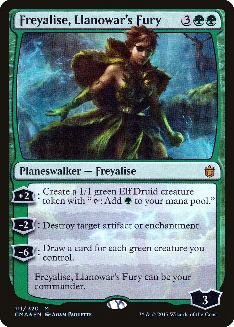 Freyalise, Llanowar's Fury - Foil