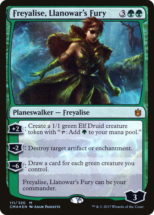 Freyalise, Llanowar's Fury - Foil