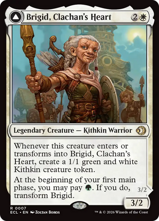 Brigid, Clachan's Heart // Brigid, Doun's Mind (0007) (ECL) - Foil