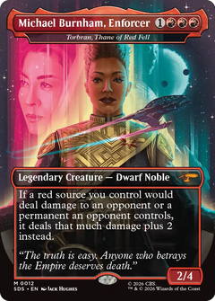 Michael Burnham, Enforcer [Torbran, Thane of Red Fell] (0012) (Borderless) (SDS)