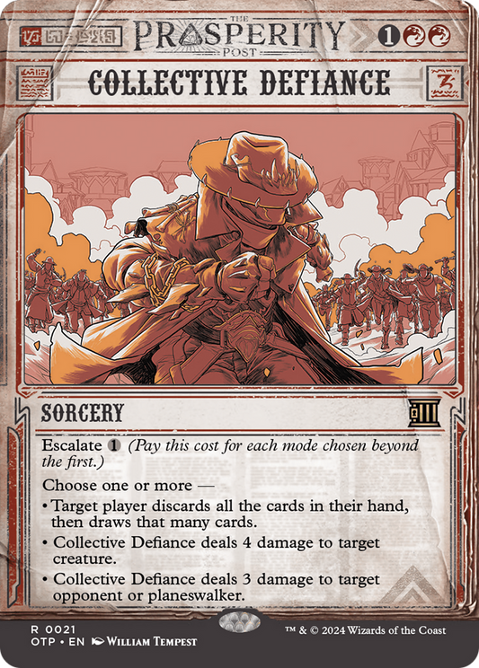 Collective Defiance (0021) (Showcase) - Foil