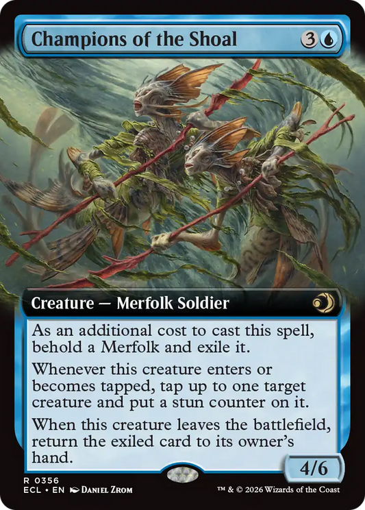 Champions of the Shoal (0356) (Extended Art) (ECL) - Foil