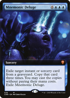 Mnemonic Deluge (638) (Extended Art) - Foil