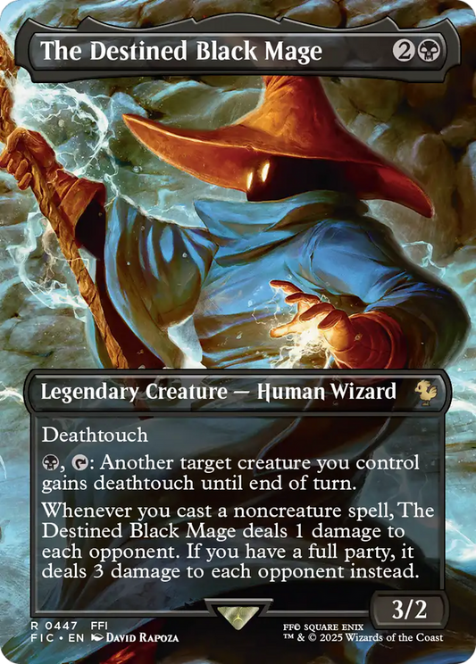 The Destined Black Mage (0447) (Borderless) - Foil fic