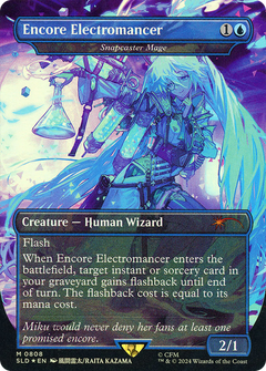 Encore Electromancer [Snapcaster Mage] (0808) (Borderless)
