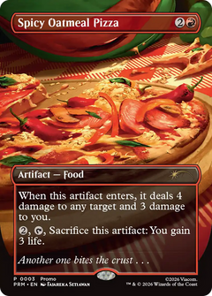 Spicy Oatmeal Pizza (0003) (Borderless) (PW26) - Foil