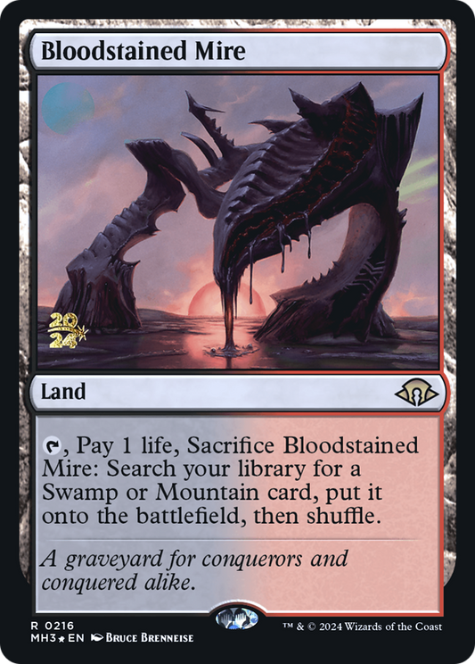 Bloodstained Mire (0216) (Prerelease) - Foil