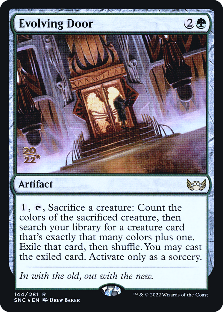 Evolving Door (144) (Prerelease) (PSNC) - Foil