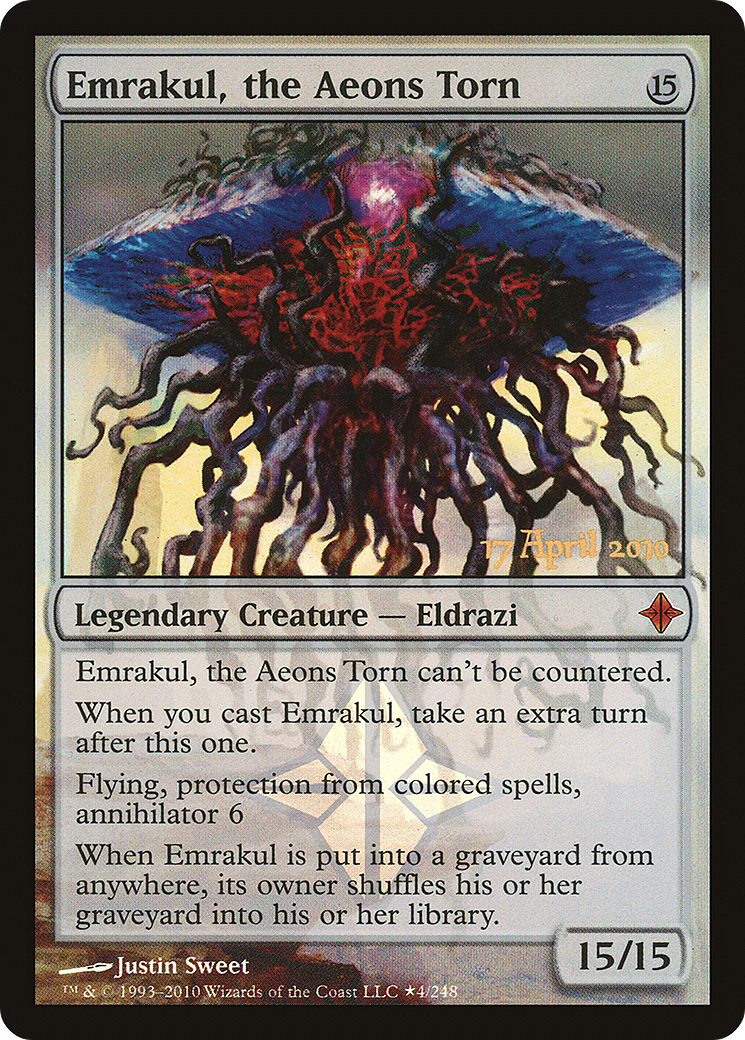 Emrakul, the Aeons Torn (4) (Prerelease) - Foil