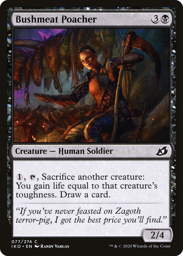 Bushmeat Poacher - Foil
