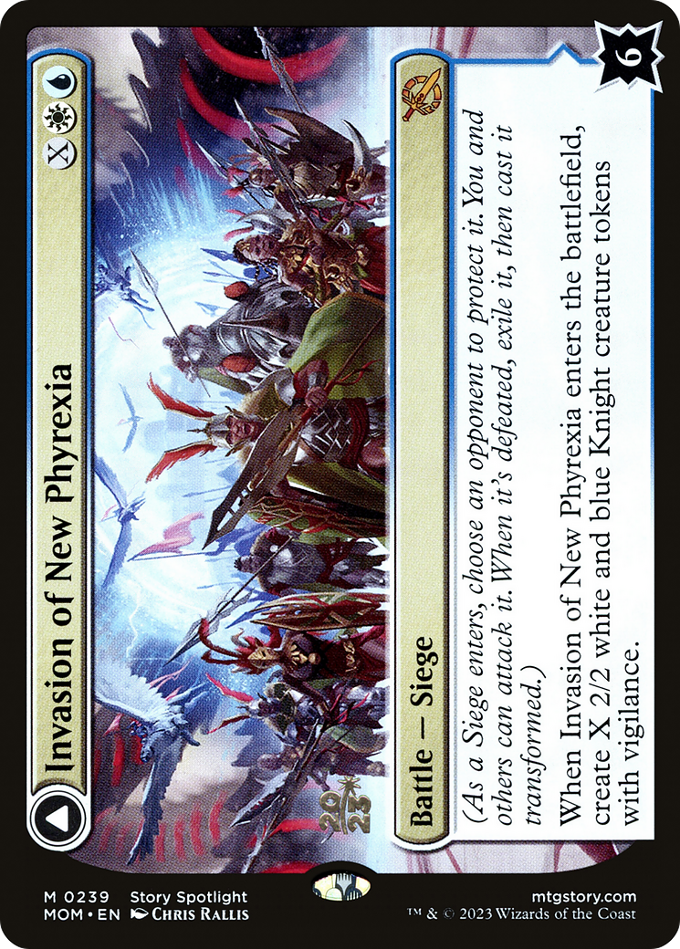 Invasion of New Phyrexia // Teferi Akosa of Zhalfir (0239) (Prerelease) (PMOM) - Foil