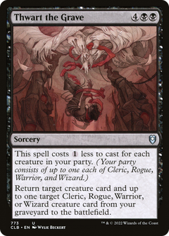 Thwart the Grave
