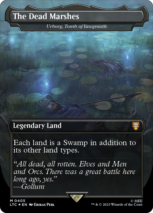 The Dead Marshes [Urborg, Tomb of Yawgmoth] (0405) (Borderless) - Surge Foil