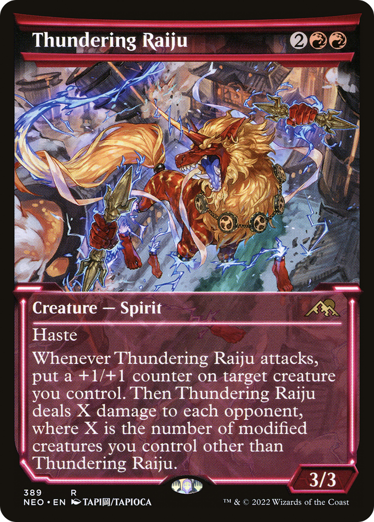 Thundering Raiju (389) (Showcase)