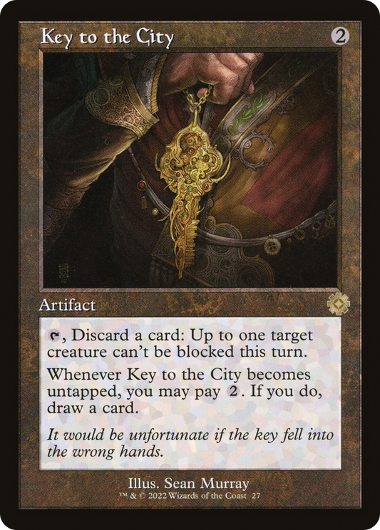 Key to the City (027) (Retro Frame) - Foil