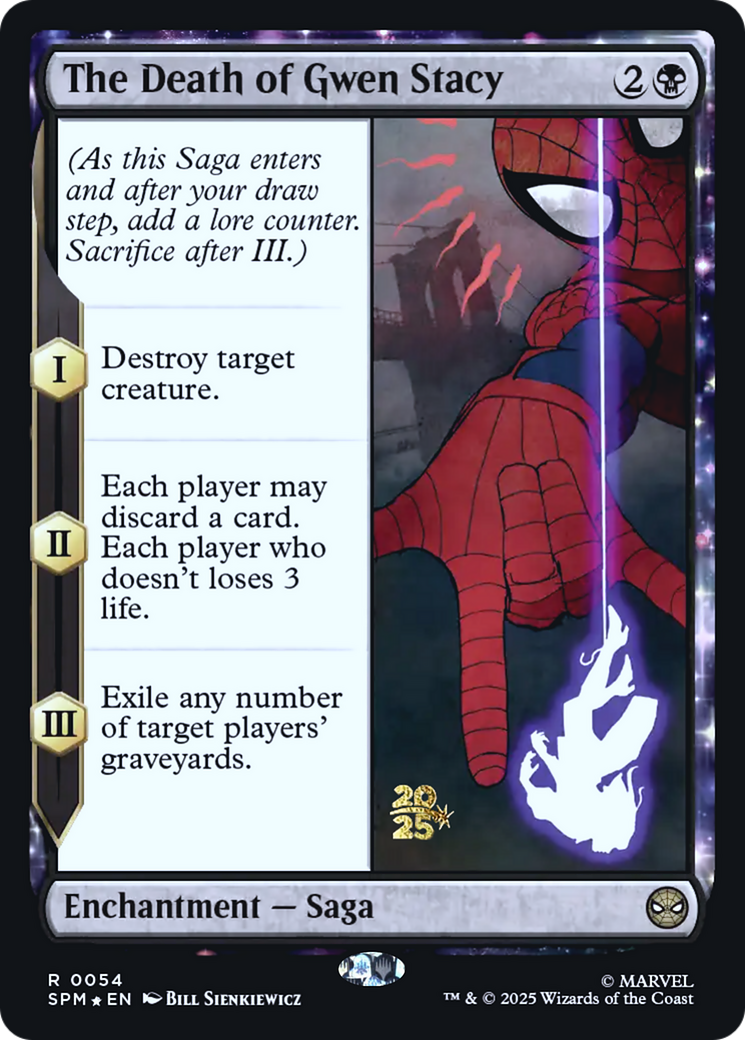The Death of Gwen Stacy (0054) (Prerelease) - Foil pspm
