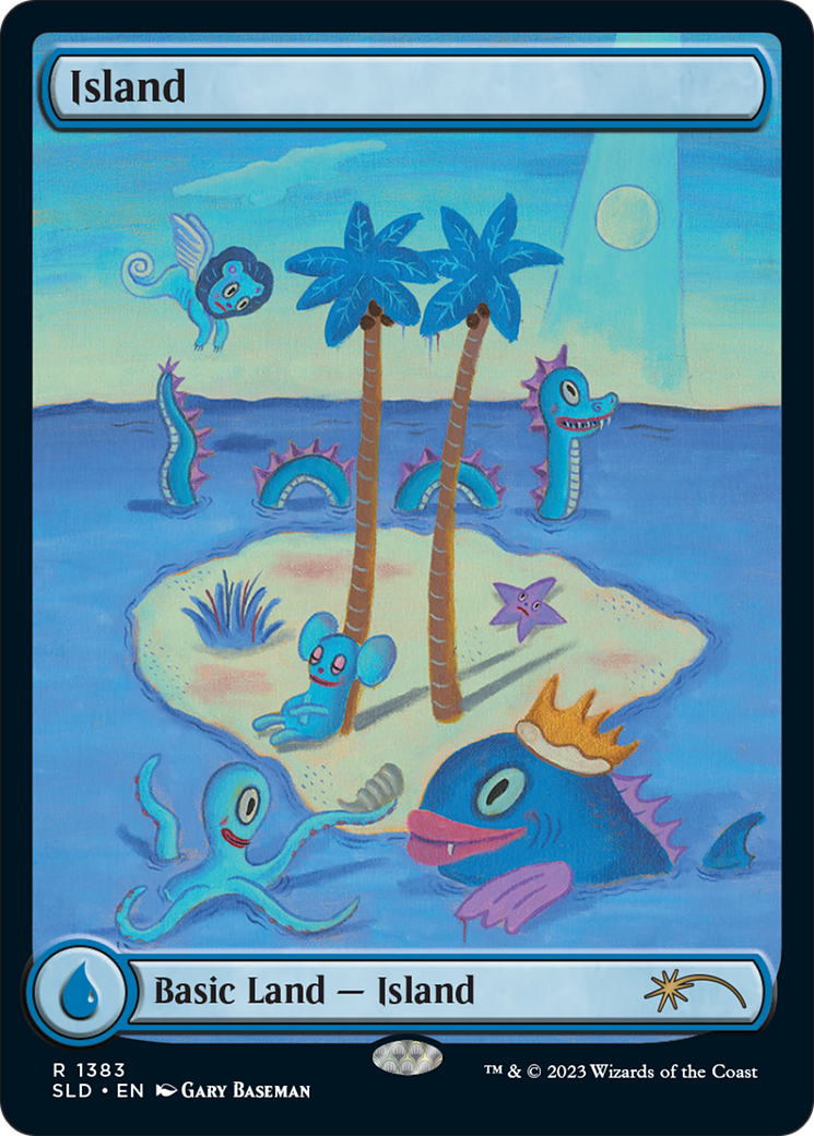 Island (1383) (Textless) - Foil