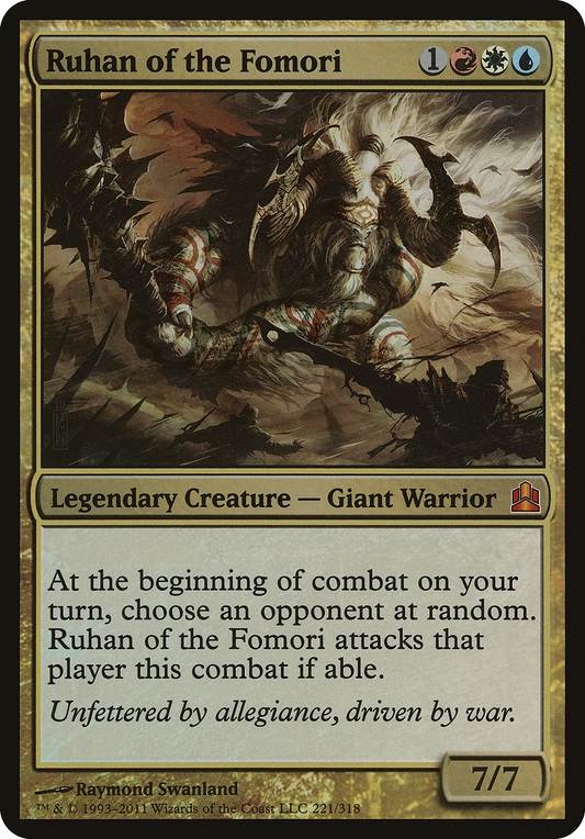 Ruhan of the Fomori (Oversized) - Foil