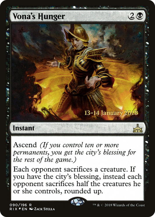 Vona's Hunger (090) (Prerelease) - Foil