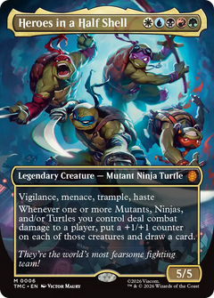 Heroes in a Half Shell (0006) (Borderless) (TMC) - Foil