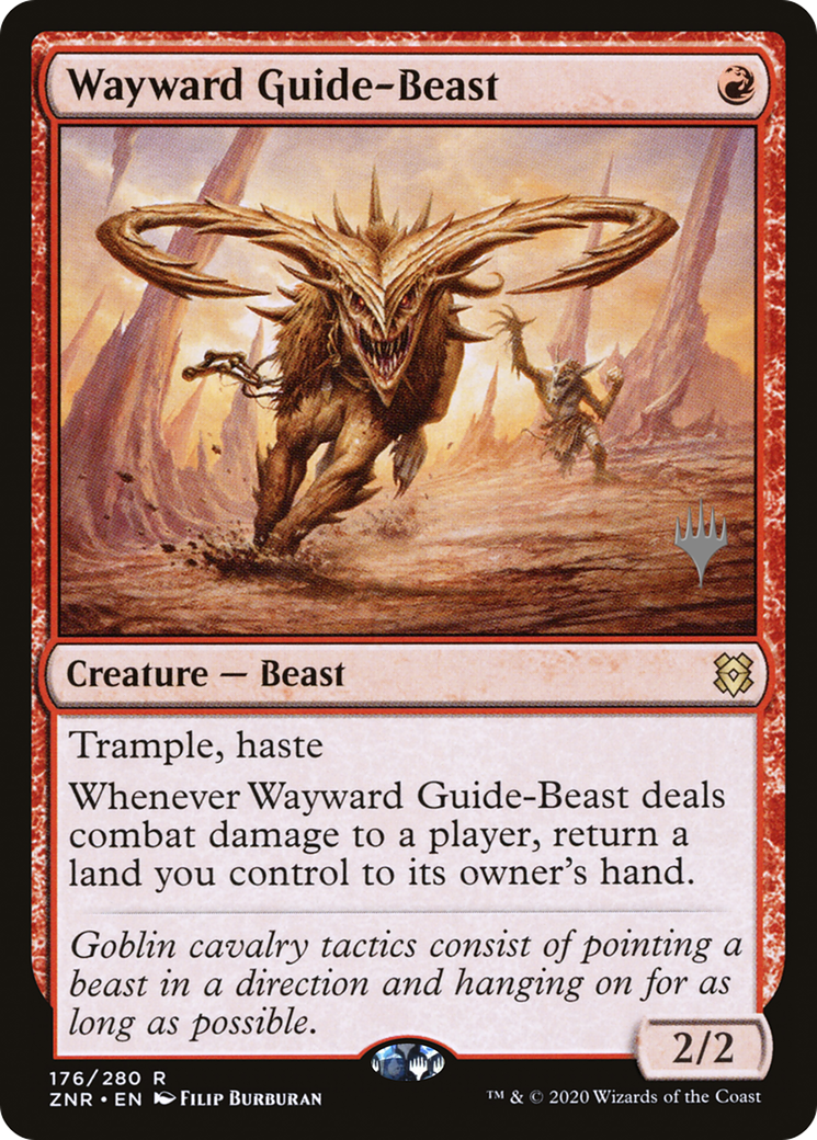 Wayward Guide-Beast (176) (Promo Pack) - Foil