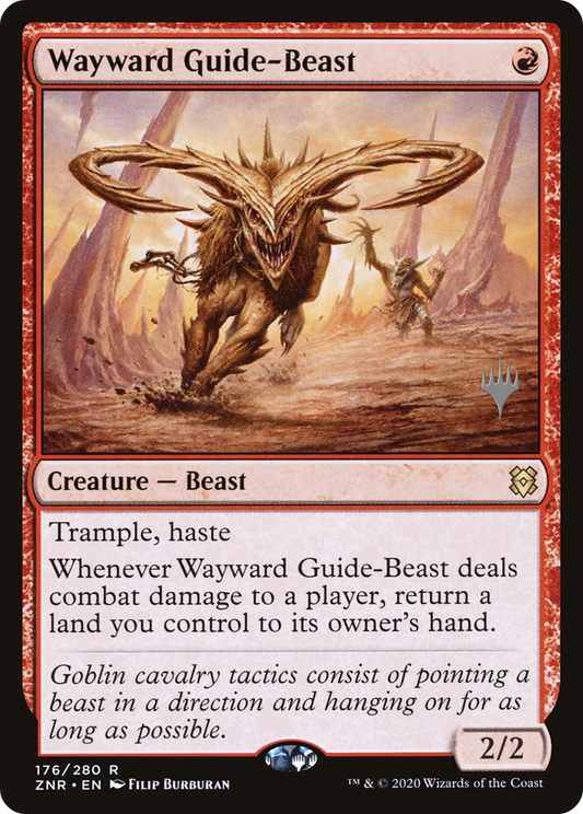 Wayward Guide-Beast (176) (Promo Pack) - Foil