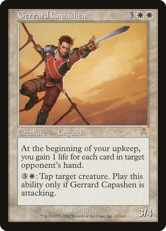 Gerrard Capashen - Foil
