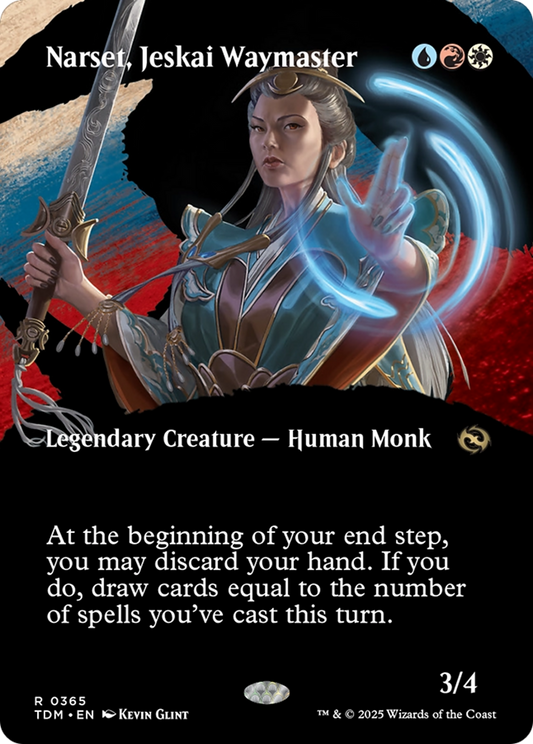 Narset, Jeskai Waymaster (0365) (Borderless) - Foil