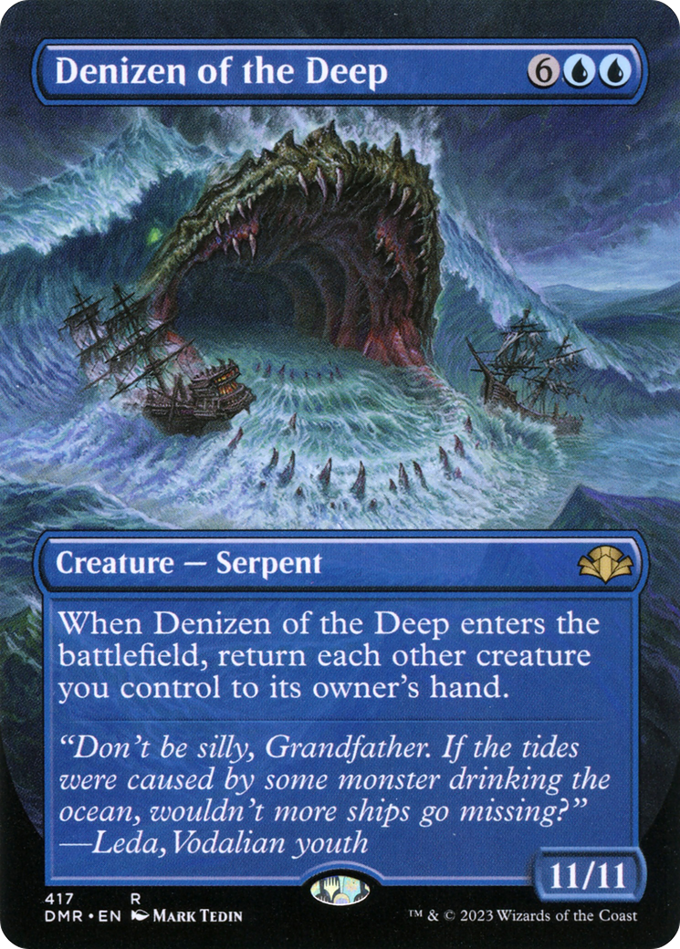 Denizen of the Deep (417) (Borderless) - Foil