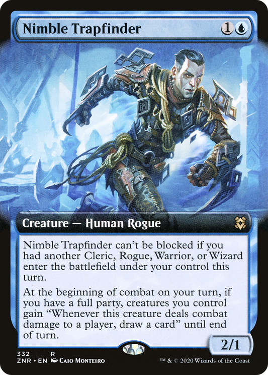 Nimble Trapfinder (332) (Extended Art) - Foil