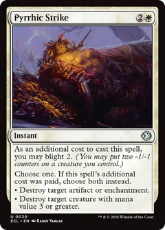 Pyrrhic Strike (0030) (ECL) - Foil