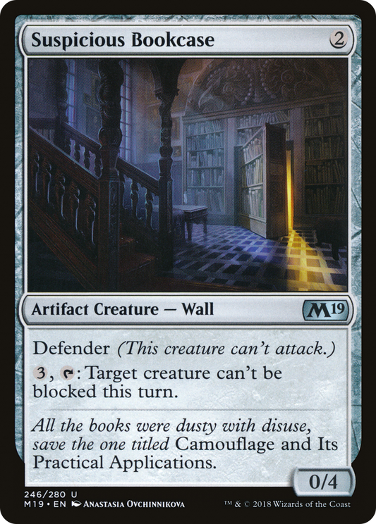 Suspicious Bookcase - Foil