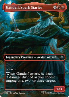 Gandalf, Spark Starter (0203) (Borderless) (HOB)
