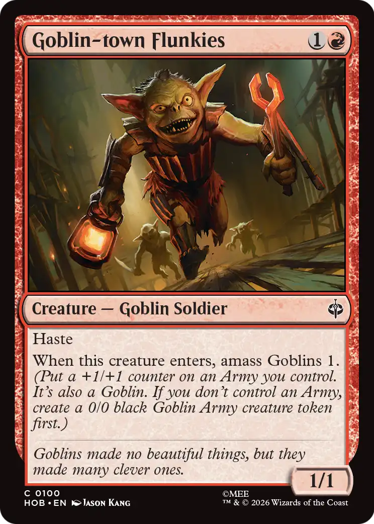 Goblin-town Flunkies (HOB) - Foil
