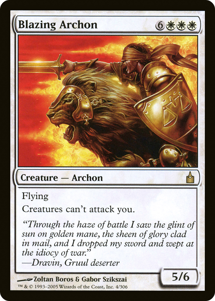 Blazing Archon - Foil