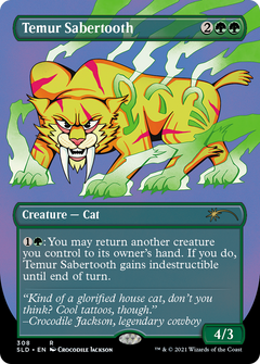 Temur Sabertooth (308) (Borderless)