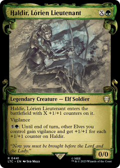 Haldir, Lorien Lieutenant (0441) (Showcase) - Silver Foil