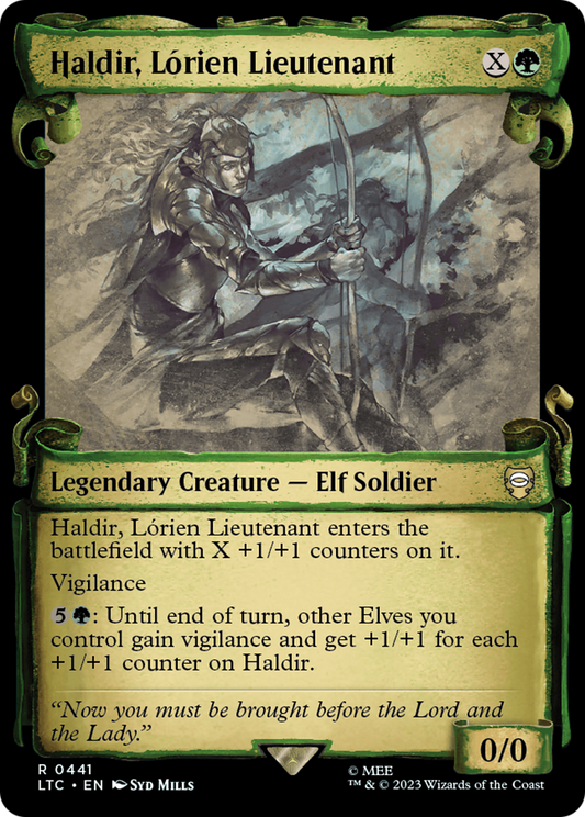 Haldir, Lorien Lieutenant (0441) (Showcase) - Silver Foil