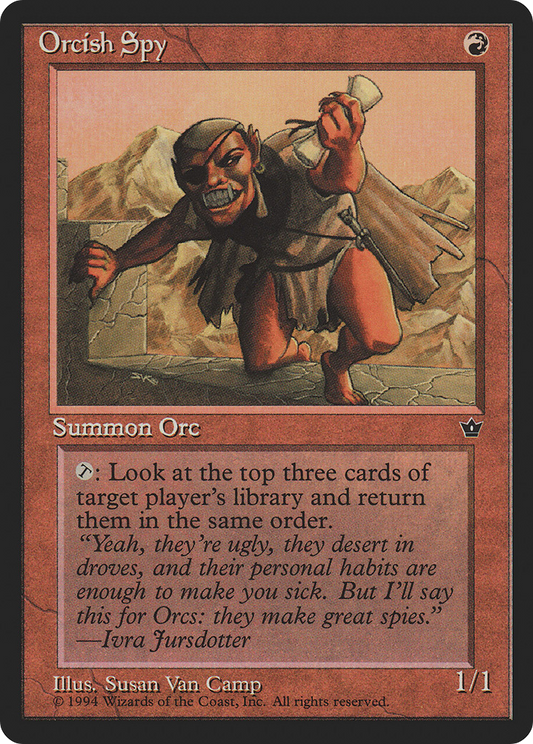 Orcish Spy (Illus. Susan Van Camp)