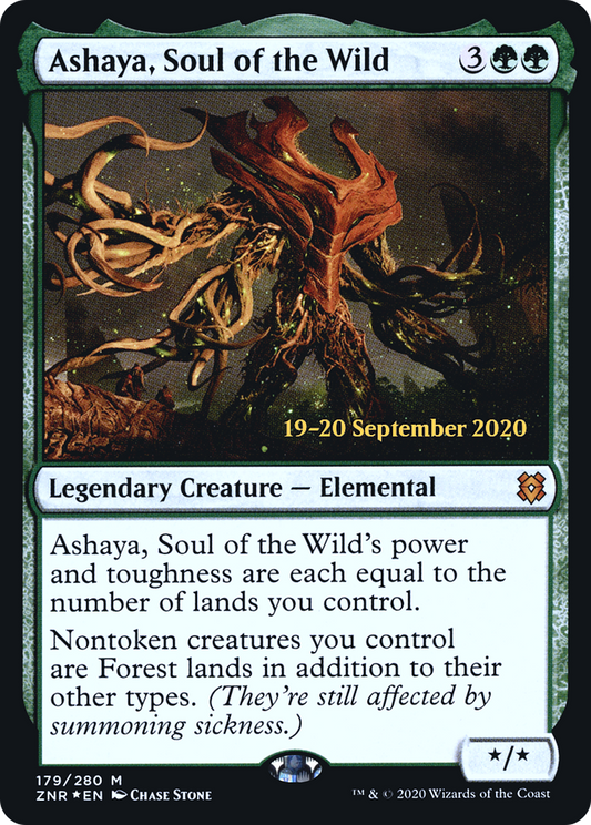 Ashaya, Soul of the Wild (179) (Prerelease) - Foil