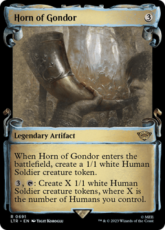 Horn of Gondor (0691) (Showcase) - Silver Foil