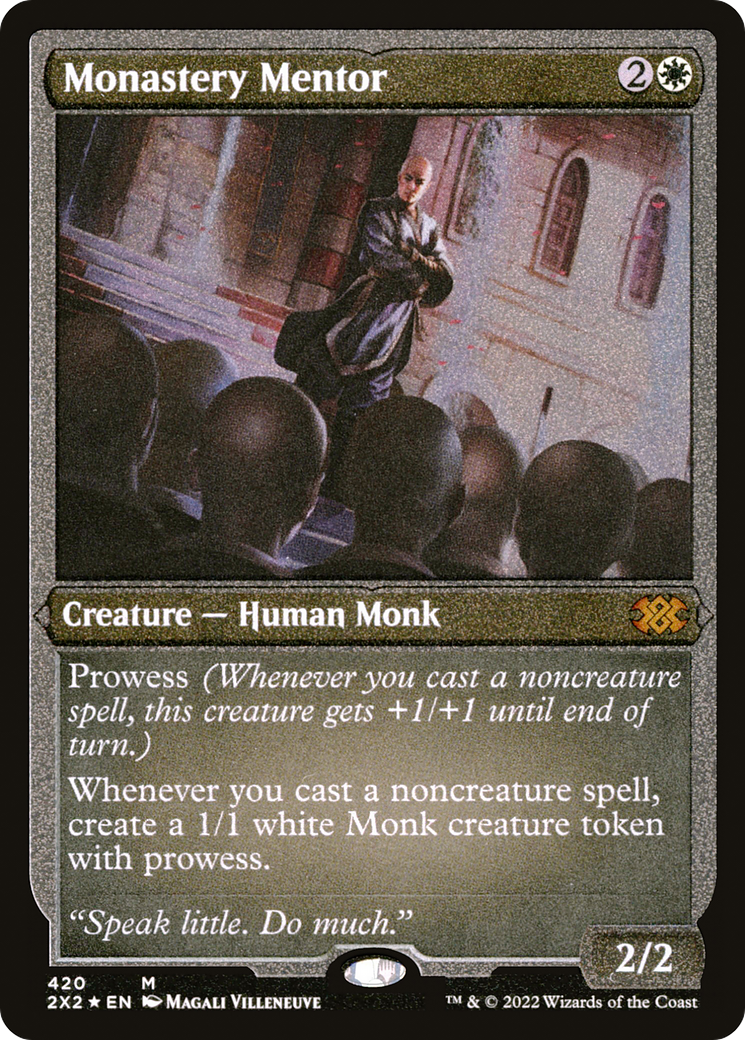 Monastery Mentor - Foil Etched