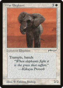 War Elephant (Light Mana Symbol)