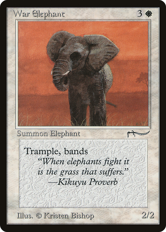 War Elephant (Light Mana Symbol)