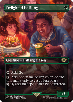 Delighted Halfling (0402) (Prerelease) (Non-Date-Stamped)