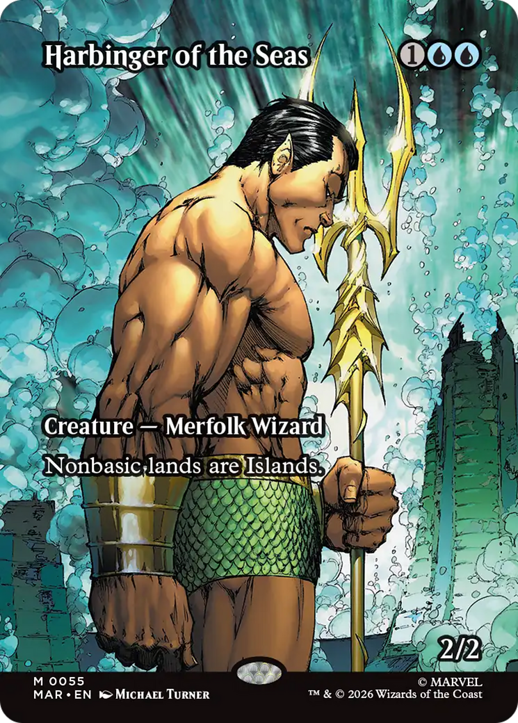 Harbinger of the Seas (0055) (Borderless) (MAR) - Foil