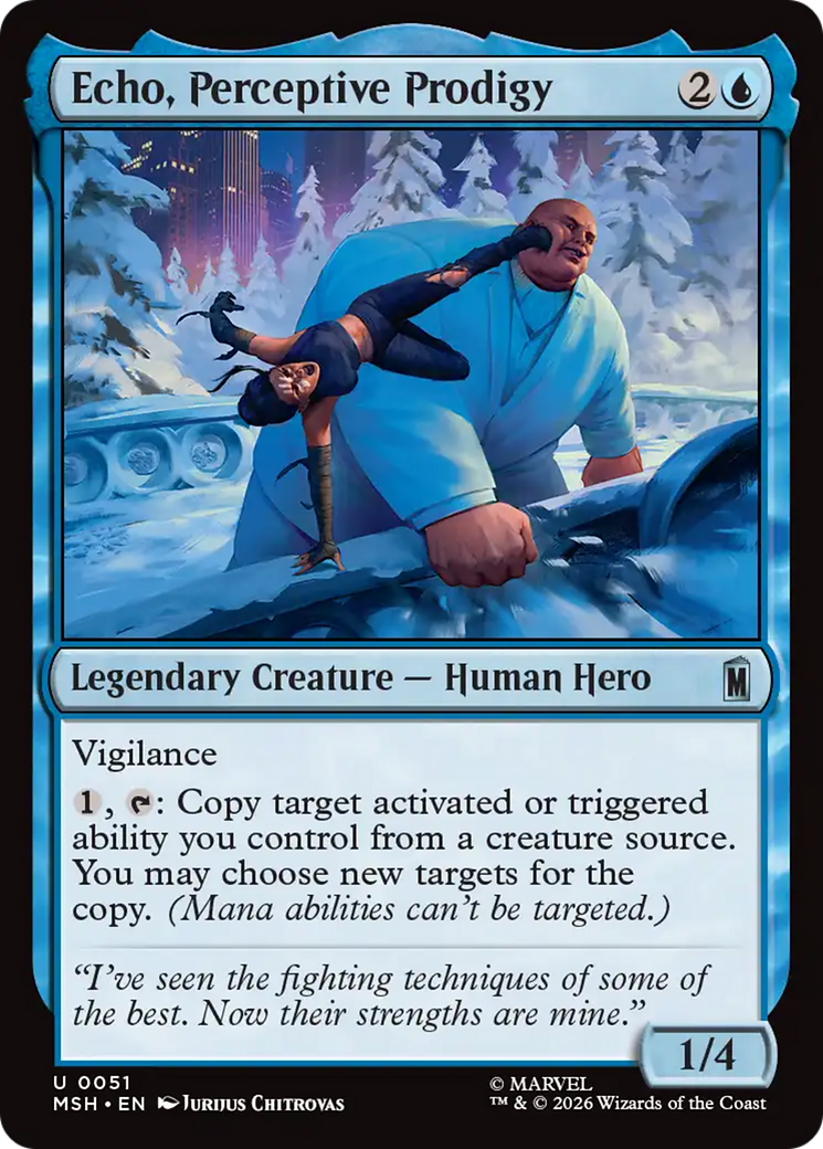 Echo, Perceptive Prodigy (0051) (MSH) - Foil