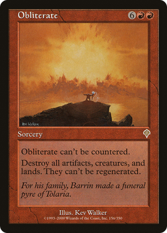 Obliterate - Foil