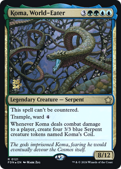 Koma, World-Eater (0121) (Prerelease) - Foil