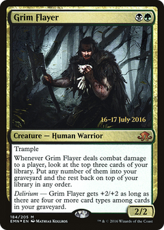 Grim Flayer (184) (Prerelease) - Foil